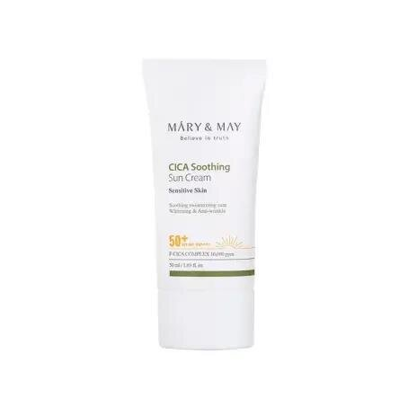 Крем для обличчя Mary&May заспокійливий сонцезахисний SPF 50+ PA++++, 50 мл