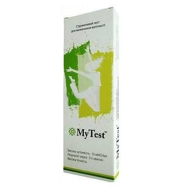 Тест струменевий My Test для визначення вагітності високочутливий, 1 штука
