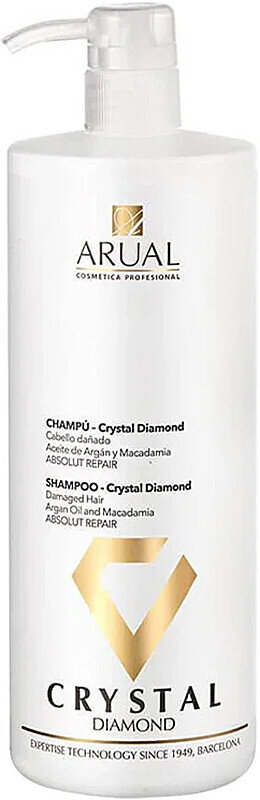 Шампунь Arual Crystal Diamond відновлюючий для пошкодженого волосся, 1000 мл