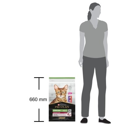 Корм сухий для стерилізованих кішок і кастрованих котів Purina Pro Plan Sterilised 1+ з качкою і печінкою, 10 кг