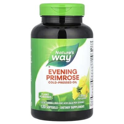 Олія примули вечірньої Nature's Way Evening Primrose 1300 мг, 120 гелевих капсул