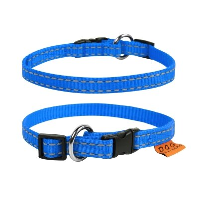 Нашийник для собак Collar Dog Extreme 01572 нейлон ширина 15 мм довжина 25-35 см, синій