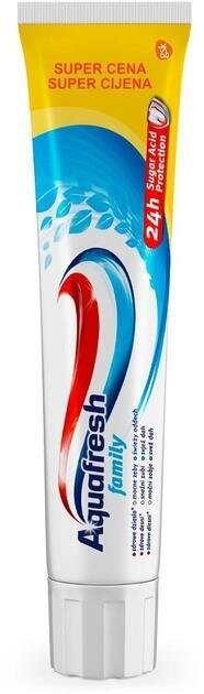 Зубна паста Aquafresh освіжаюча-м?ятна, сімейна, тюбик, 100 мл