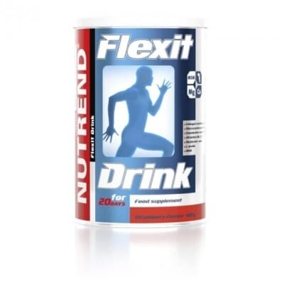 Комплекс для суглобів Nutrend Flexit Drink полуниця, 400 г