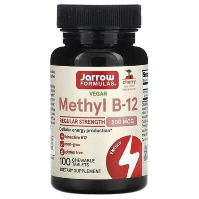 Вітамін В12 Jarrow Formulas Methyl B-12 500 мкг, смак лимону, 100 льодяників