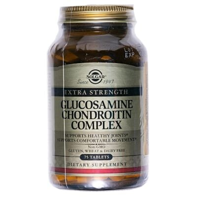 Глюкозамін хондроїтин комплекс Solgar Glucosamine Chondroitin Complex Extra Strength таблетки №75