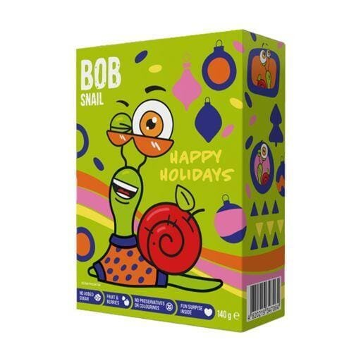Набір Bob Snail Christmas box Різдвяний бокс з іграшкою малий, 140 г