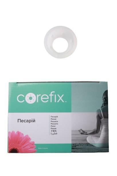 Песарій силіконовий акушерський Corefix цервікальний перфорований, 70/21/35 мм