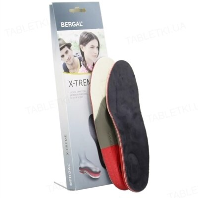 Устілка ортопедична Bergal X-Treme Insole 86680, розмір 45