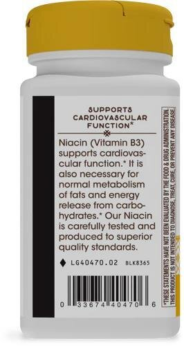Ніацин Nature's Way Niacin (Vitamin B3) 100 мг, 100 капсул