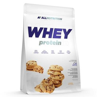 Протеїн сироватковий Allnutrition Whey Protein шоколад та малина, 2270 г