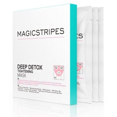 Маска-детокс Magicstripes Deep Detox Tightening Mask Глибоке очищення шкіри, 3 штуки