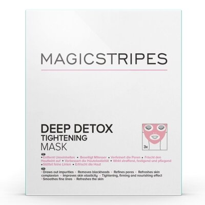 Маска-детокс Magicstripes Deep Detox Tightening Mask Глибоке очищення шкіри, 3 штуки