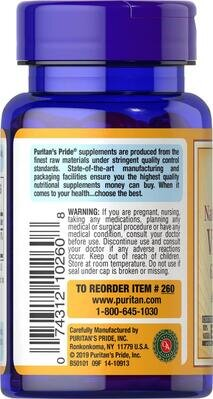Вітамін Е Puritan's Pride Natural Vitamin E 67 мг (100 МО) 100% натурального походження, 100 гелевих капсул
