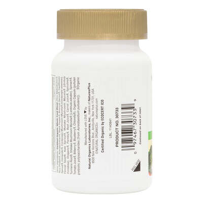 Вітамін С органічний Nature's Plus Vitamin C 500 мг, 60 капсул