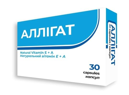 Аллігат капсули по 400 МО №30 (15х2)