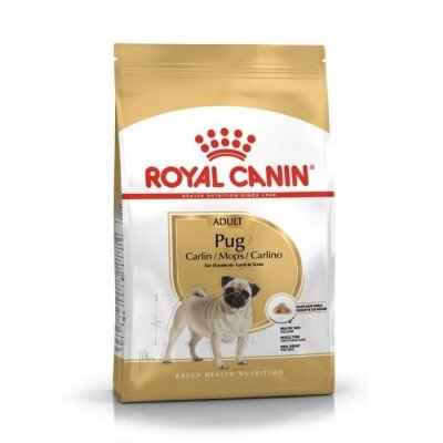 Корм сухий для собак Royal Canin Pug Adult породи мопс старше 10 місяців, 1,5 кг