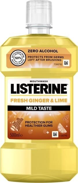 Ополіскувач для порожнини рота Listerine Свіжість імбиру та лайму, 500 мл