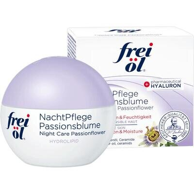 Крем-догляд для обличчя Frei Ol Hydrolipid Пасифлора для сухої, чутливої шкіри, нічний, 50 мл
