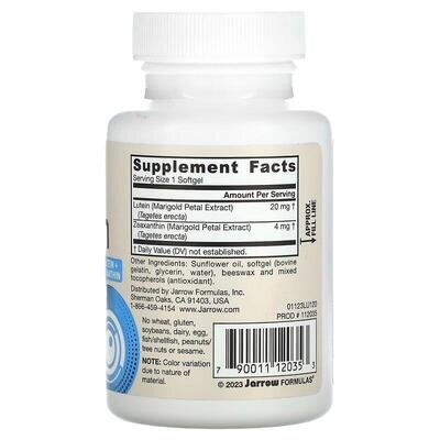 Лютеїн Jarrow Formulas Lutein 20 мг, 120 капсул