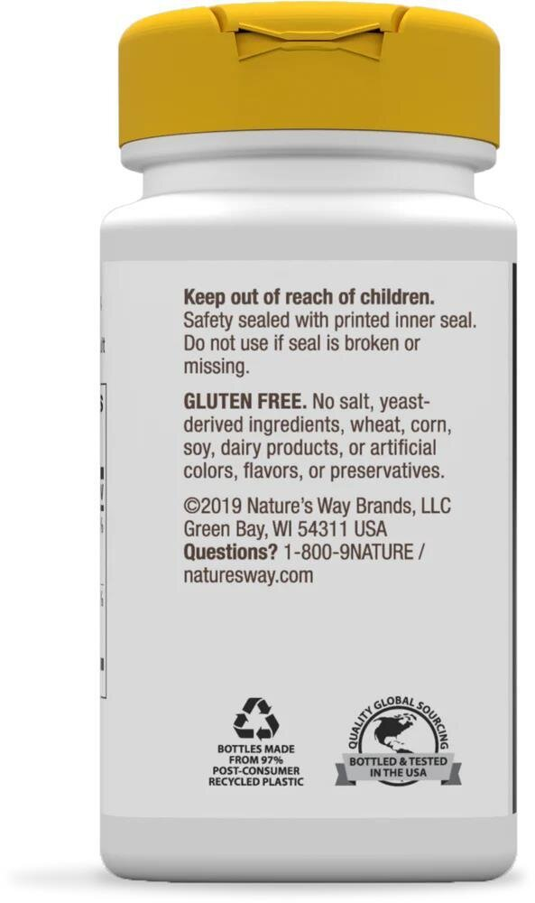 Пантотенова кислота Nature's Way Pantothenic Acid (Vitamin B5) 250 мг, 100 капсул