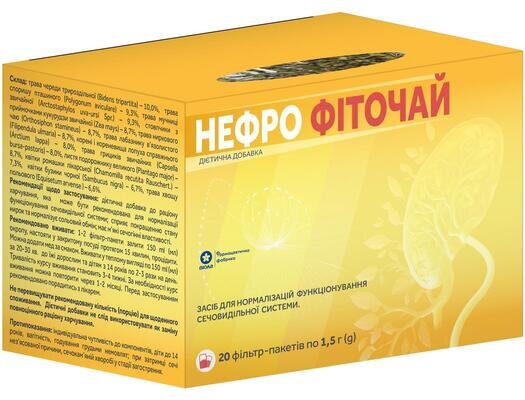 Фіточай Віола Нефро по 1,5 г №20 в філ-пак.