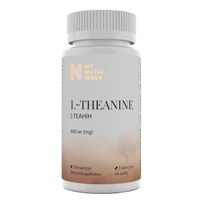 L-теанін My Nutri Week L-Theanine 600 мг, 100 капсул