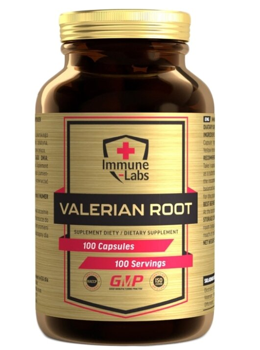 Валеріани корінь Immune Labs Valerian Root 450 мг капсули №100