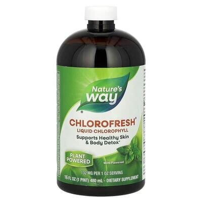 Хлорофіл рідкий Nature's Way Chlorofresh з ароматом м'яти, 473 мл