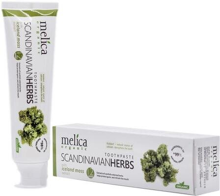Зубна паста Melica Organic лікувальні трави Скандинавії, 100 мл