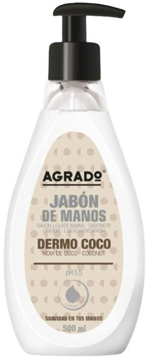 Мило рідке для рук Agrado Dermo Coconut Кокос, 500 мл