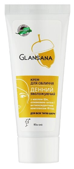 Крем для обличчя Glansana денний зволожуючий, 50 мл