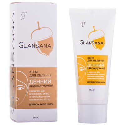 Крем для обличчя Glansana денний зволожуючий, 50 мл