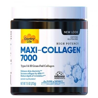 Колаген Country Life Maxi-Collagen (колаген 1 і 3 типів + біотин), 213 г