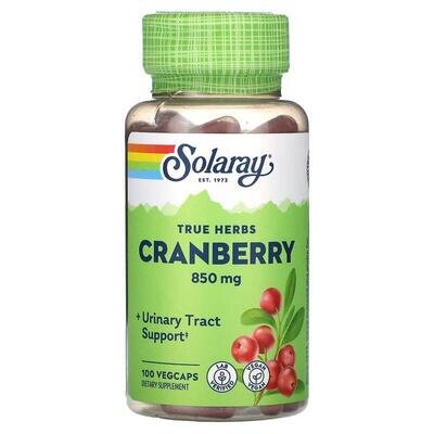 Журавлина Solaray Cranberry 450 мг, 100 вегетаріанських капсул