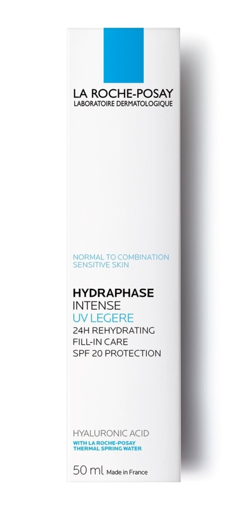 Крем для обличчя La Roche-Posay Hydraphase Intense UV Legere SPF20 інтенсивний зволожуючий для нормальної та комбінованої шкіри, 50 мл