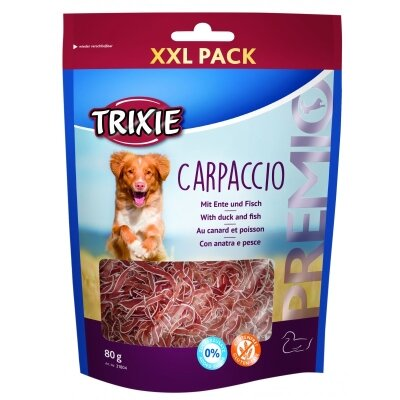 Ласощі для собак Trixie 31804 Premio Carpaccio з качкою та рибою, 80 г