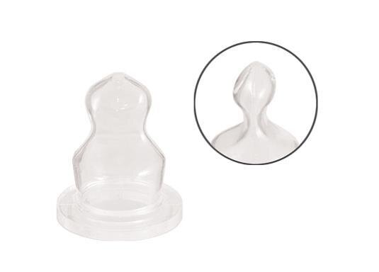 Соска силіконова Lindo Pk 046/S ортодонтична, 2 штуки