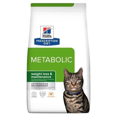 Корм сухий Hill's Prescription Diet Feline Metabolic Weight Management для кішок, з куркою 1,5 кг