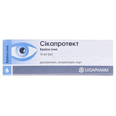 Сікапротект краплі оч. по 10 мл у флак.-крап.