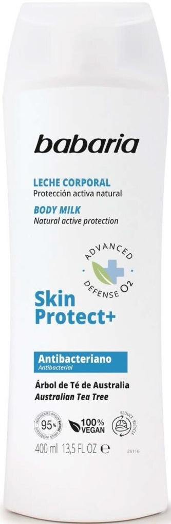 Молочко для тіла Babaria Skin Protect+ захист плюс, 400 мл