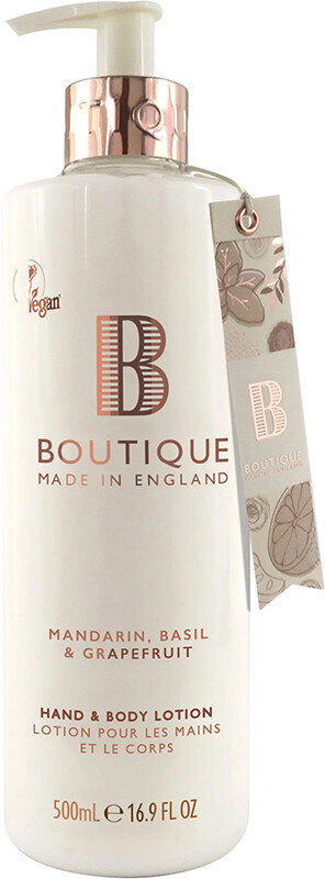 Лосьйон для рук і тіла Boutique Mandarin, Basil & Grapefruit, 500 мл