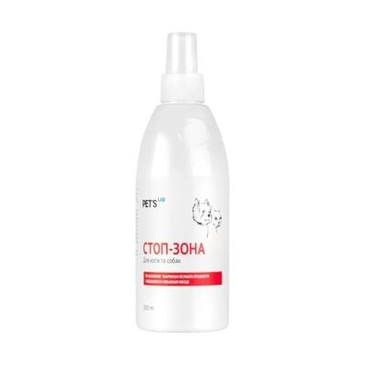 Спрей Pet's Lab Стоп-зона для відлякування кішок та собак, 300 мл