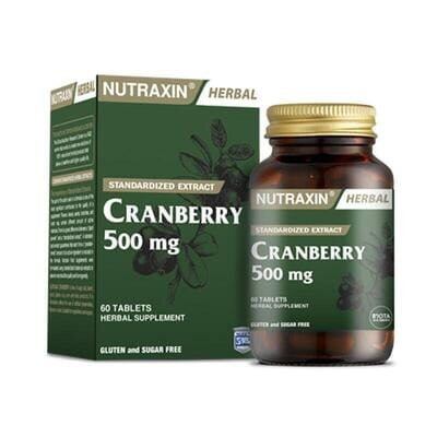 Журавлина Nutraxin Cranberry 500 мг, 60 таблеток