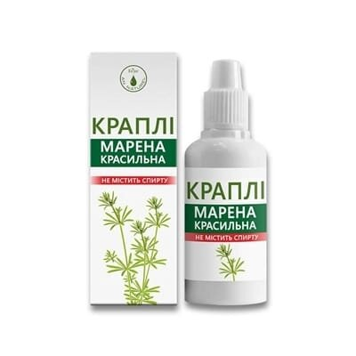 Марена красильна краплі по 30 мл у флак.