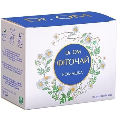 Фіточай Dr.ОМ Ромашка в круглих пакетиках №20