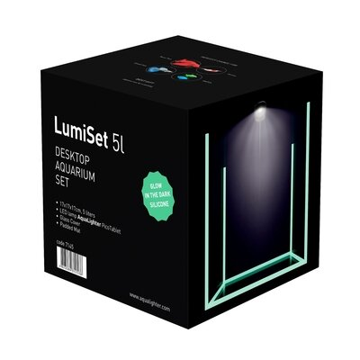Акваріумний набір Collar LumiSet 7145 зі світлонакопичувальними швами, 5 л