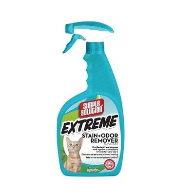 Засіб для нейтралізації запахів і видалення стійких плям Simple Solution Extreme Stain & Odor Remover, 945 мл