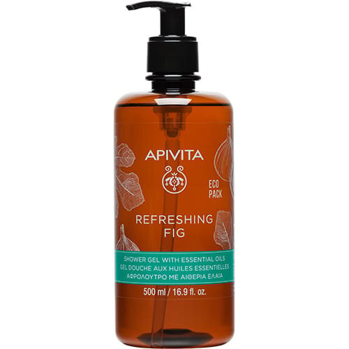 Гель для душу Apivita Refreshing Fig з ефірними оліями, 500 мл