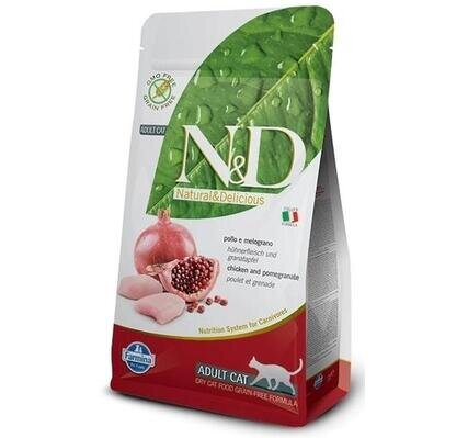 Корм сухий Farmina N&D Prime беззерновий для котів з куркою та гранатом, 1,5 кг